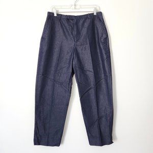 Vintage Liz Claiborne Jeans Denim Trousers‎ Dark Blue Straight Leg Size 14